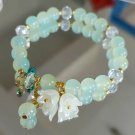 Korean New Lily of the Valley Flower Bracelet For Women Purple Green Blue Model 14