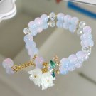 Korean New Lily of the Valley Flower Bracelet For Women Purple Green Blue Model 2