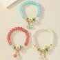 Vedawas 3pcs/set Bohemian Handmade Colorful Beaded Flower Bracelet Vintage Model 3pcs