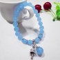Natural Crystal Bracelets Chalcedony Stone Bracelet Women Ethnic Style Ladies Model omf27