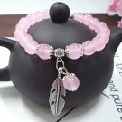Natural Crystal Bracelets Chalcedony Stone Bracelet Women Ethnic Style Ladies Model omf10