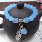 Natural Crystal Bracelets Chalcedony Stone Bracelet Women Ethnic Style Ladies Model omf03