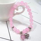 Natural Crystal Bracelets Chalcedony Stone Bracelet Women Ethnic Style Ladies Model omf05