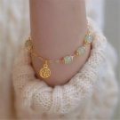 Court Retro Lucky Imitation Hotan Jade Bracelet Vintage Light Luxury Handmade Model 4