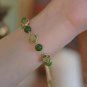 Court Retro Lucky Imitation Hotan Jade Bracelet Vintage Light Luxury Handmade Model 4