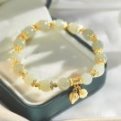 Court Retro Lucky Imitation Hotan Jade Bracelet Vintage Light Luxury Handmade Model 5