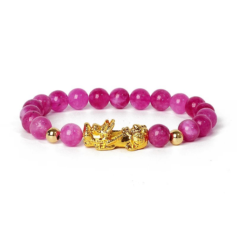 Fengshui Pixiu Bracelets Men Pi Yao Dragon Charm Bracelets For Women Opal Model 39