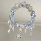 Butterfly Star Moon Flower Pendant Glazed Bracelet with Colorful Beads Beauty Model Style G