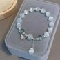 Butterfly Star Moon Flower Pendant Glazed Bracelet with Colorful Beads Beauty Model Style R