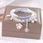Cartoon Cinnamoroll Kuromi Melody Beads Bracelet Adjustable Size Model cinnamoroll2