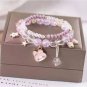 Cartoon Cinnamoroll Kuromi Melody Beads Bracelet Adjustable Size Model cinnamoroll