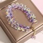 GD Fashion Austria Artificial Crystal Bracelet New Shiny Stone Beads Rope Chain Model Green