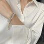GD Fashion Austria Artificial Crystal Bracelet New Shiny Stone Beads Rope Chain Model Champagne 2