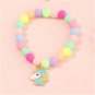 Makersland Cute Popcorn beads Bracelet Friendship Glass Bracelets For Girls Model Pink