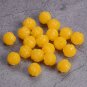10pcs Flower Carving Shape Round 10mm Artificial Coral Loose Beads For Jewelry Model Purple