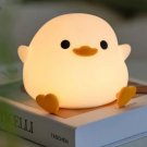 Small Duck Silicone Night Light USB Charging Mini Table Lamp Bedroom Decoration