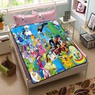 Adventure Time Cartoon Fleece Blanket Bedroom Set Large