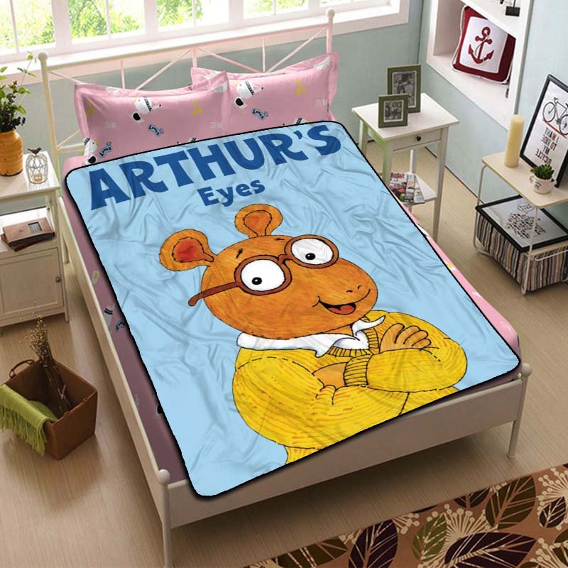 Arthur Eyes Cartoon Blanket Beddding Set