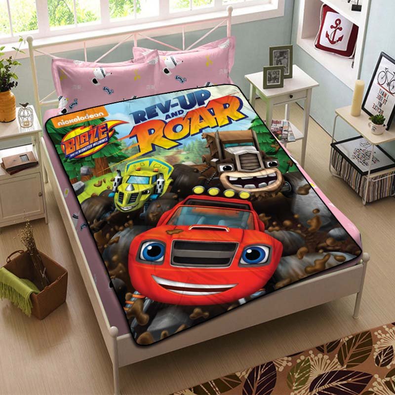 Blaze and the Monster Machines Throw Blanket Bed Fleece
