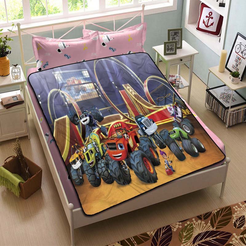 Blaze and the Monster Machines Blanket Fleece Bedroom Decoration