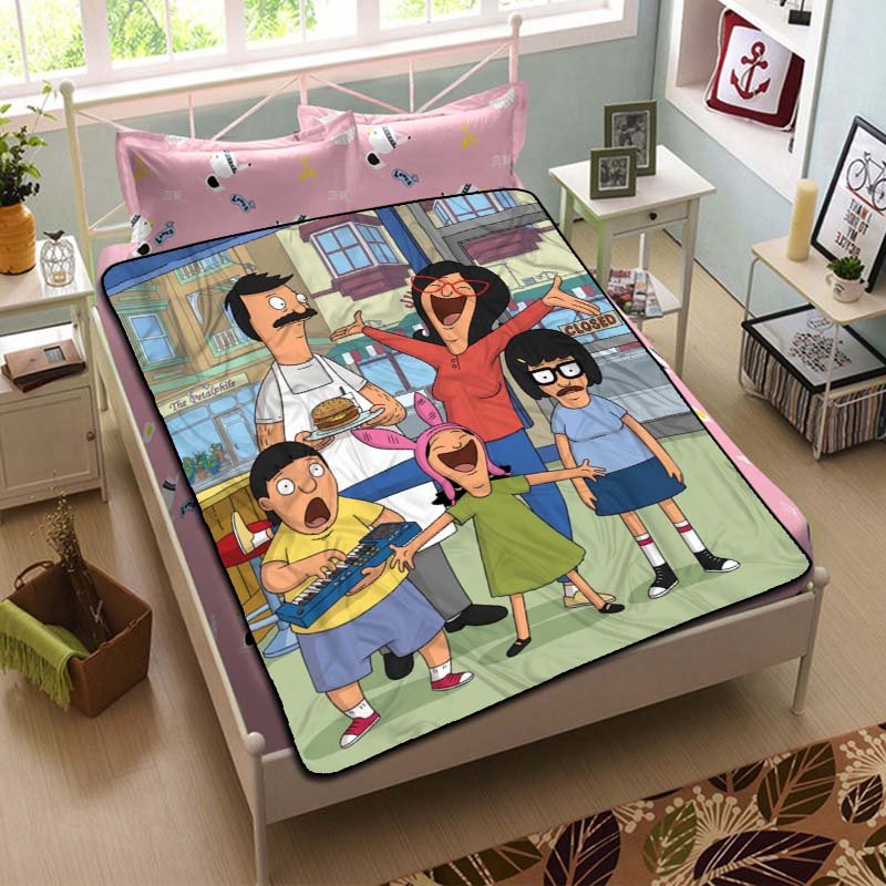 Bob's Burgers Throw Blanket Bed Fleece
