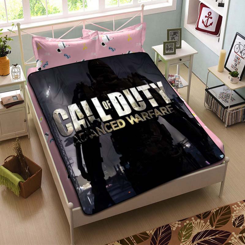 Call of Duty Advanced Warfare Throw Blanket Bed Fleece