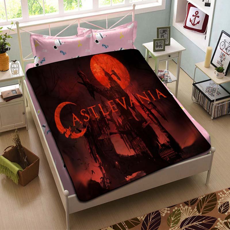 Castlevania Cartoon Throw Blanket Bed Fleece