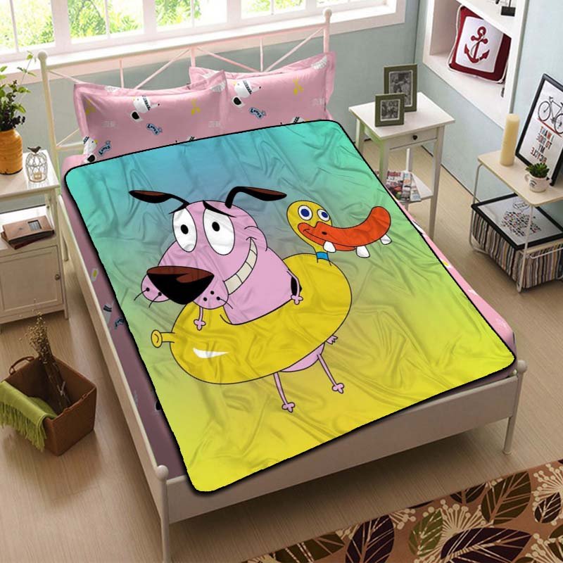 Courage the Cowardly Dog Blanket Beddding Set