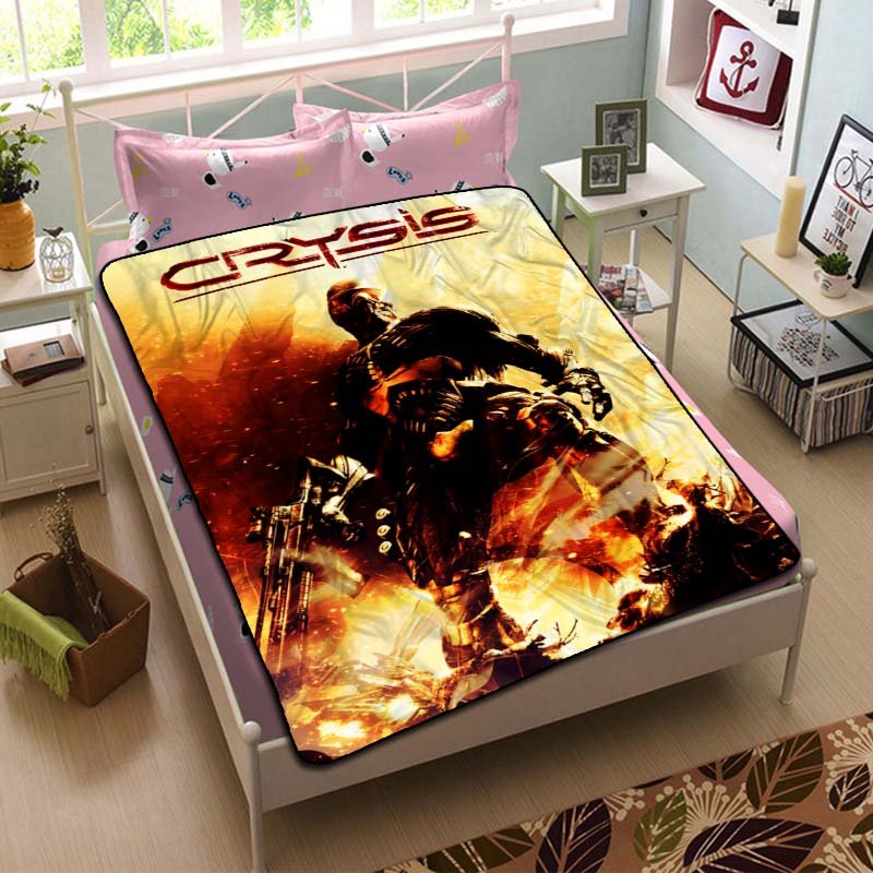 Crysis Game Blanket Plush Bedroom Throw