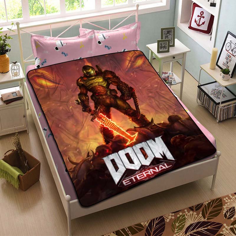 DOOM Eternal Blanket Plush Bedroom Throw