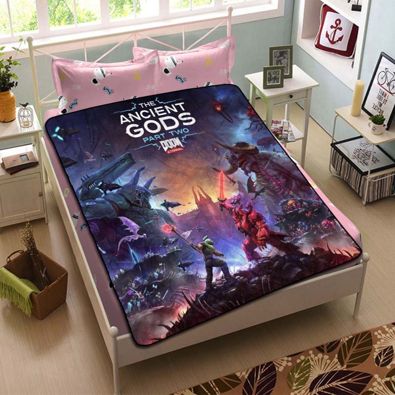 DOOM Eternal Blanket Fleece Bedroom Decoration