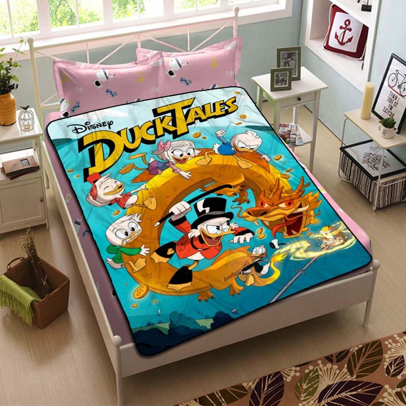 DuckTales Throw Blanket Bed Fleece