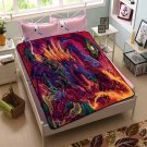 Hyper Beast Space Dragon 2 Fleece Blanket Bedroom Set