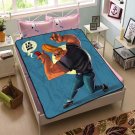 Johnny Bravo Cartoon Throw Blanket Bed Fleece