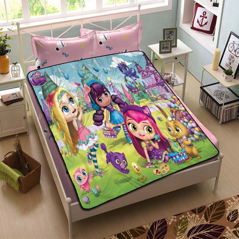 Little Charmers Blanket Fleece Bedroom Decoration