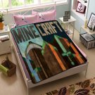 Minecraft Wallpaper Blanket Fleece Bedroom Decoration