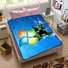 Minecraft Windows Fleece Blanket Bedroom Set