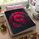 Mortal Kombat Logo Throw Blanket Bed Fleece