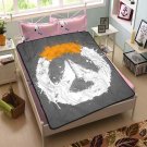 Overwatch Symbol Throw Blanket Bed Fleece
