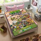Plants vs Zombies Dino Might Fleece Blanket Bedroom Set
