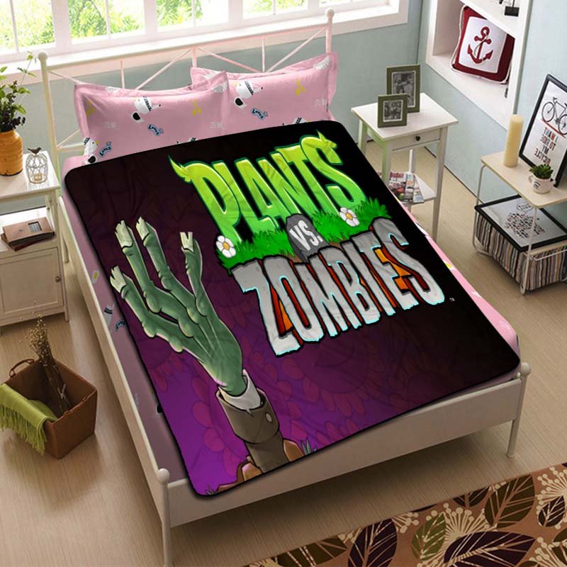 Plants vs Zombies Throw Blanket Bed Fleece