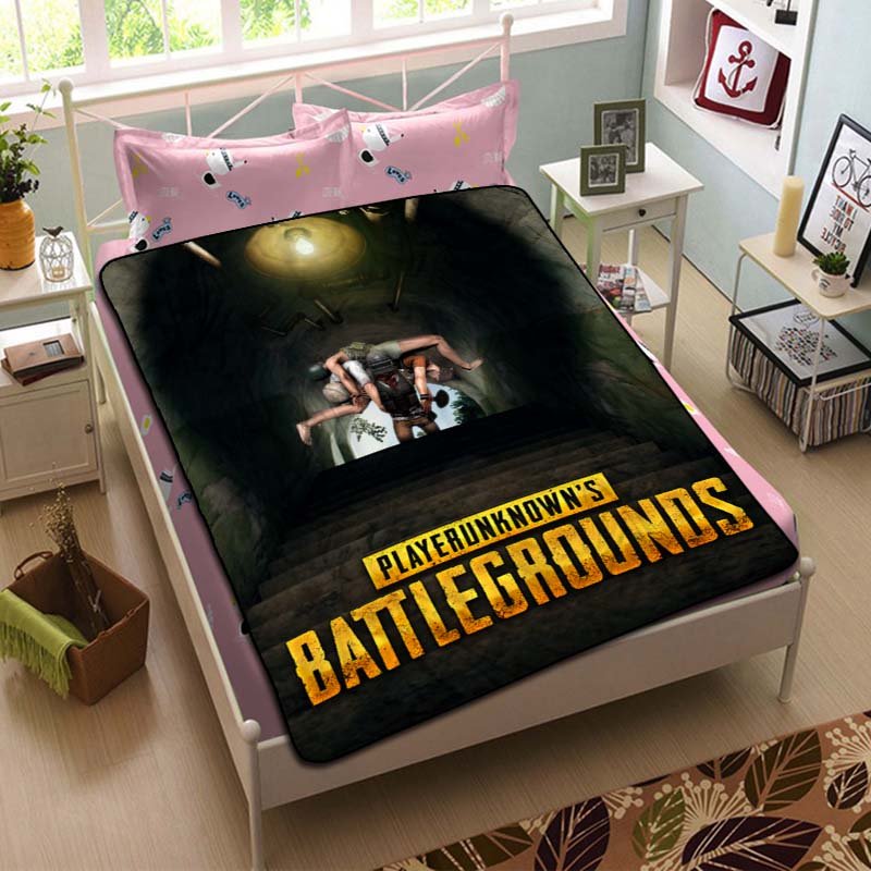 PlayerUnknown's Battlegrounds Blanket Fleece Bedroom Decoration
