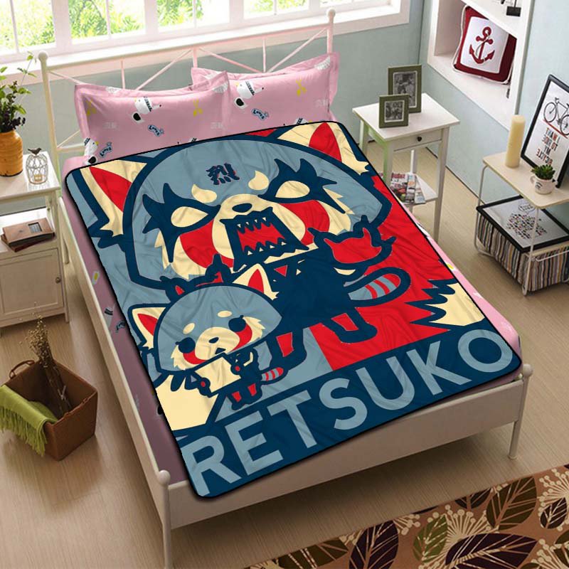 Aggretsuko Blanket Beddding Set