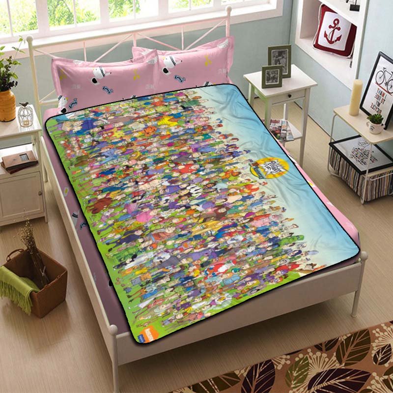 Rugrats Cartoon Blanket Beddding Set