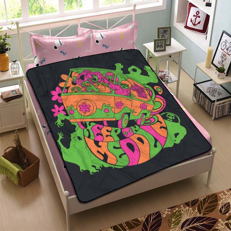 Scooby-Doo Van Blanket Beddding Set