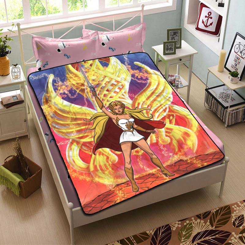 She-Ra and the Princesses of Power Cartoon Blanket Plush Bedroom Throw