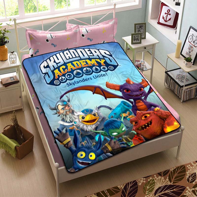 Skylanders Academy Blanket Plush Bedroom Throw