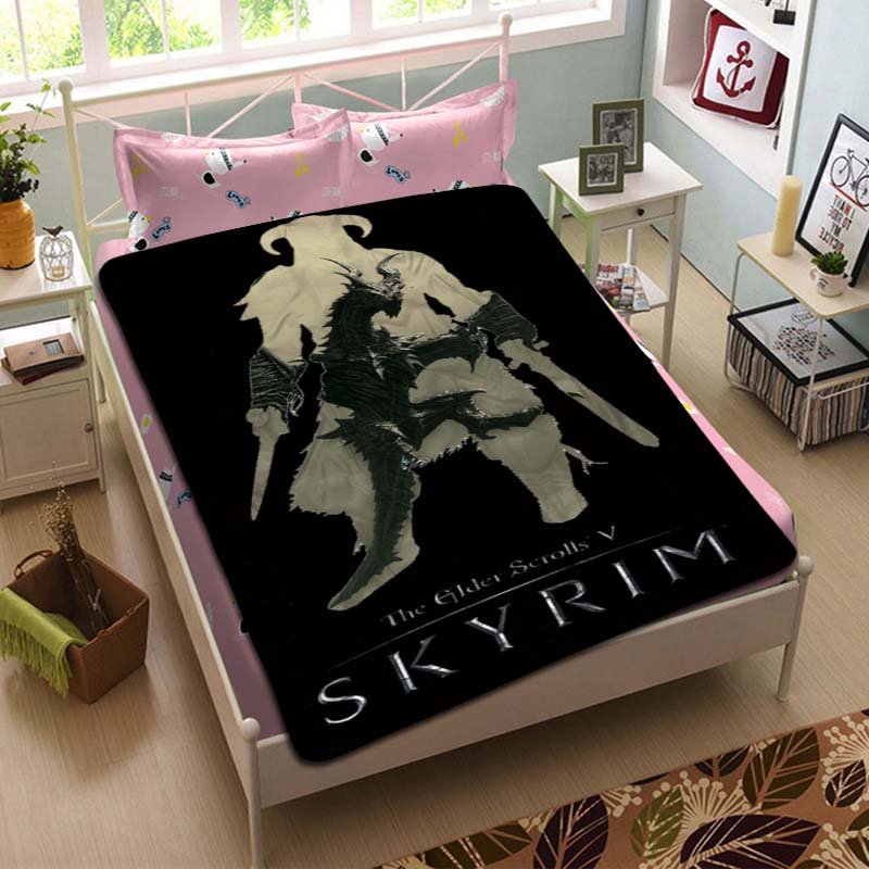 The Elder Scrolls V Skyrim Blanket Fleece Bedroom Decoration