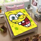 SpongeBob SquarePants Face Fleece Blanket Bedroom Set