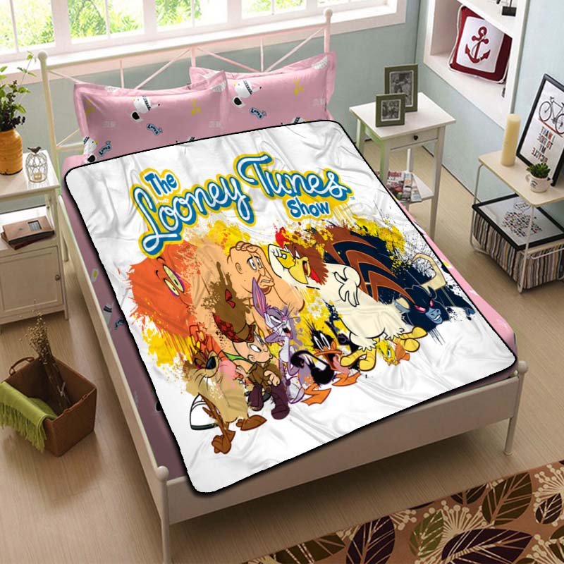 Looney Tunes Show Blanket Beddding Set